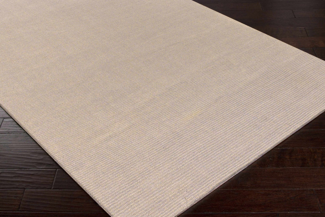 Modern Solid Plain Taupe Hand loomed Multi Size wool Rug - The Rug Decor