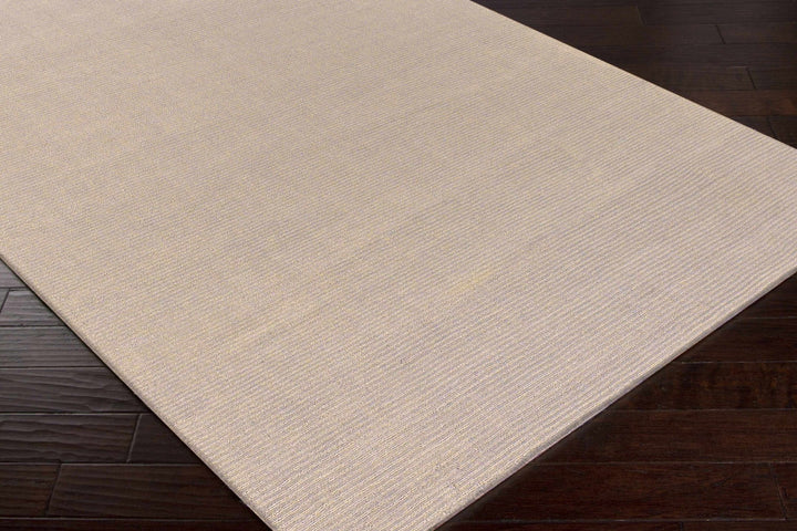 Modern Solid Plain Taupe Hand loomed Multi Size wool Rug - The Rug Decor