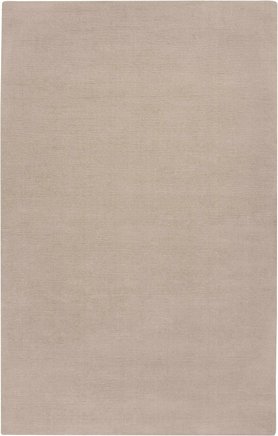 Modern Solid Plain Taupe Hand loomed Multi Size wool Rug - The Rug Decor