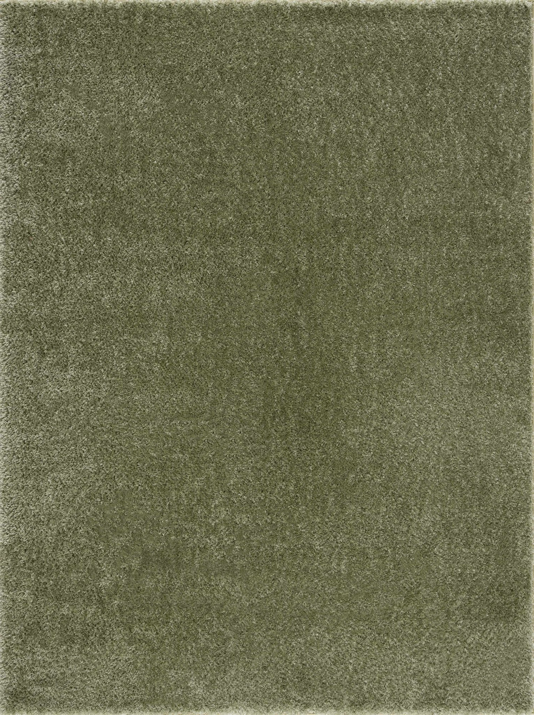Modern Solid plush High pile Light olive green area rug - The Rug Decor