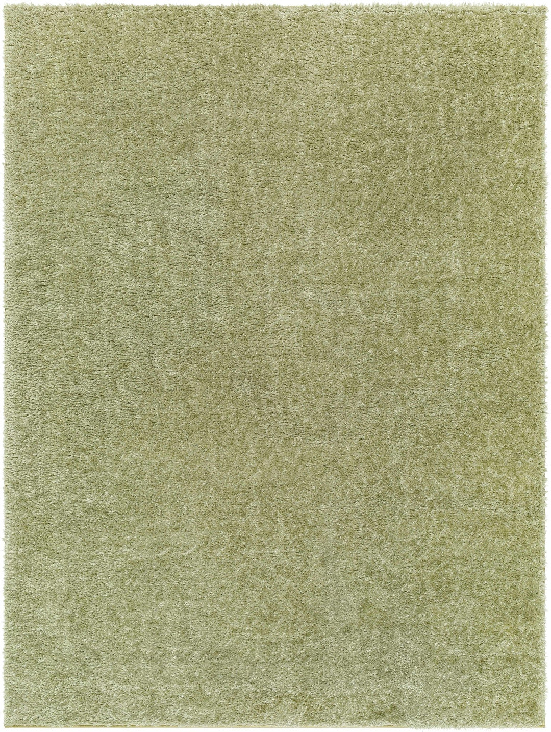 Modern Solid plush High pile Light olive green area rug - The Rug Decor