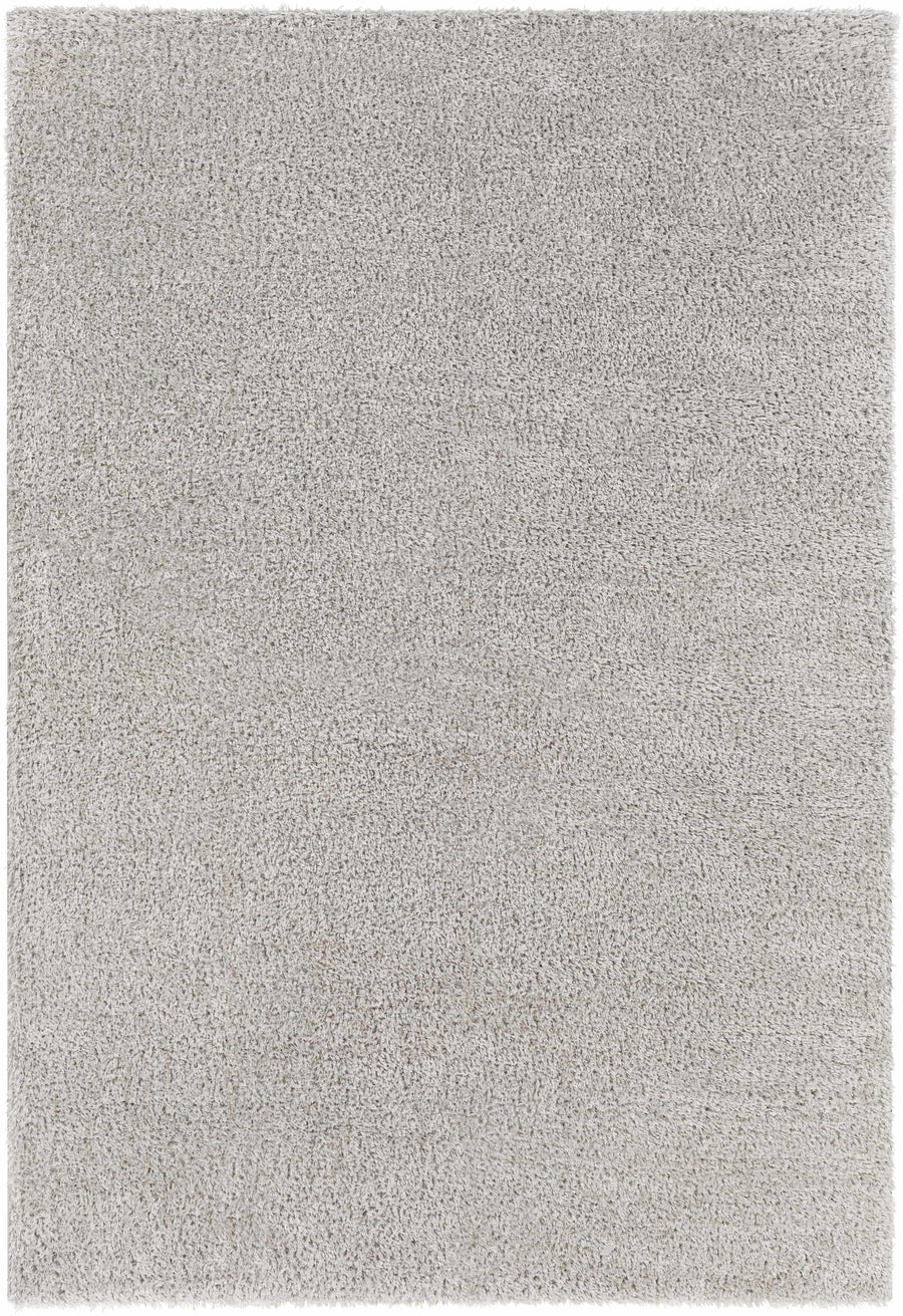 Modern Solid Silver Plush Pile Area Rug - The Rug Decor