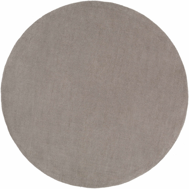 Modern Solid Taupe Stripes Texture Hand - loom Multi Size Wool Area Rug - The Rug Decor