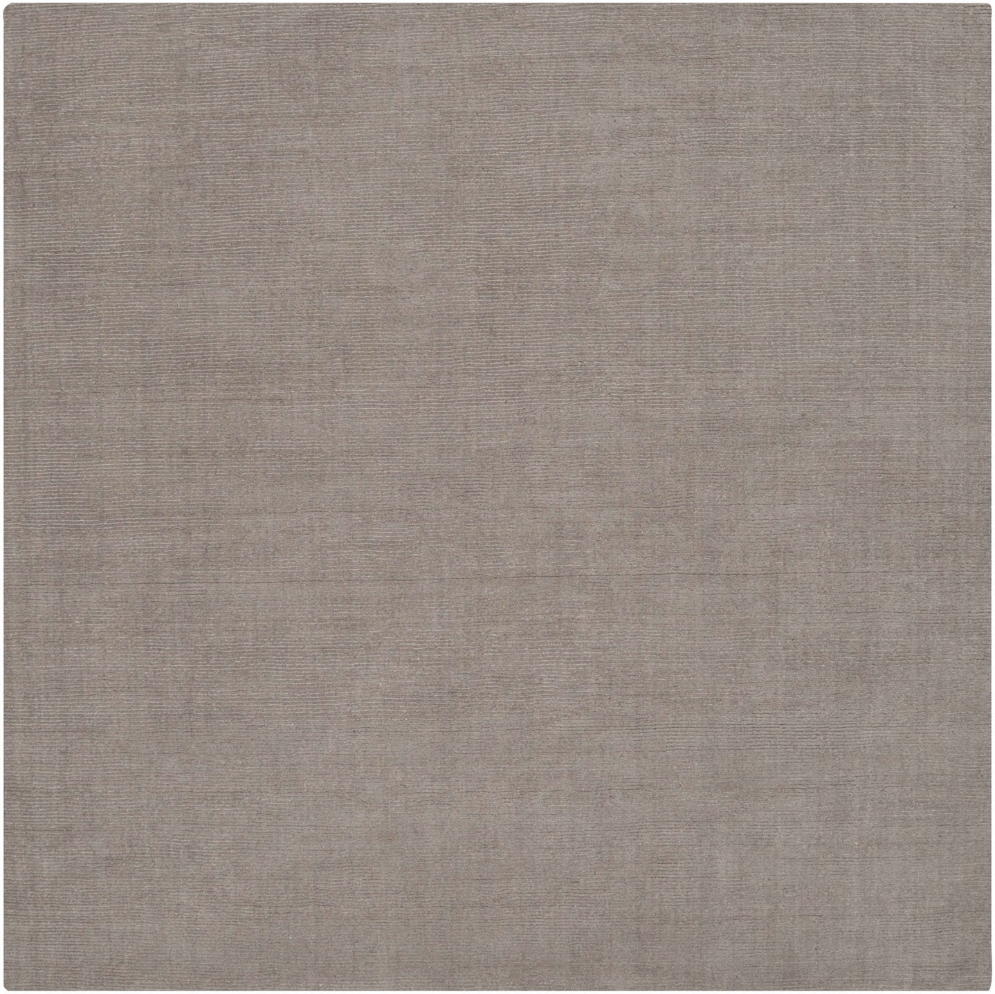Modern Solid Taupe Stripes Texture Hand - loom Multi Size Wool Area Rug - The Rug Decor