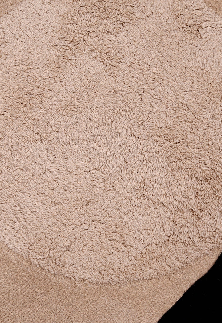 Modern Stripes Pattern Beige Hand Tufted 5x7 Wool Area Rug - The Rug Decor