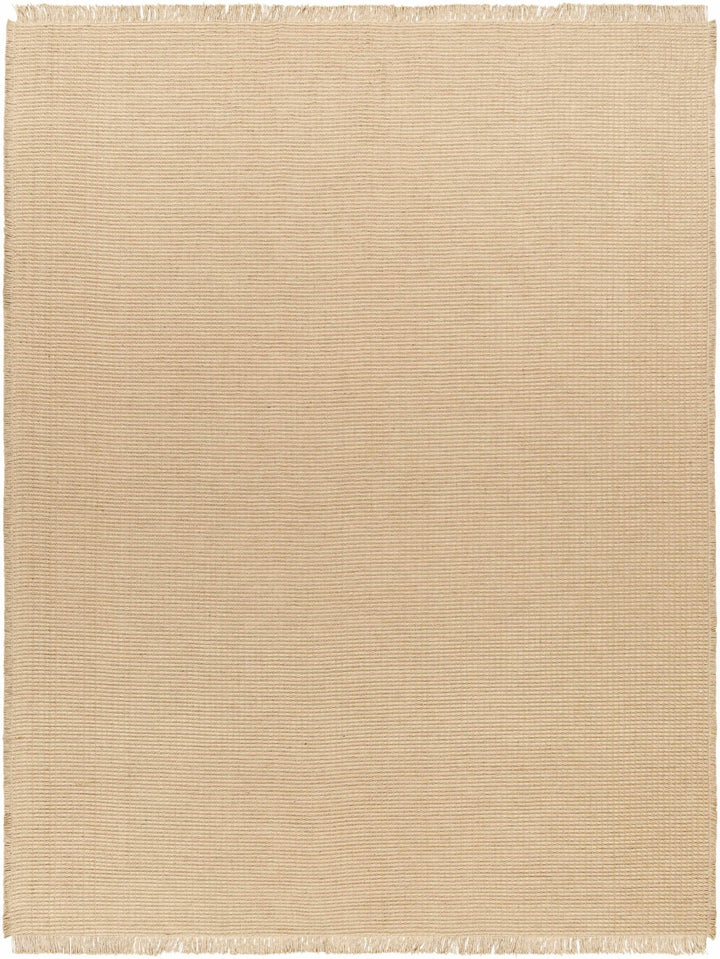 Modern Stripes Texture Tan Jute Area Rug - The Rug Decor