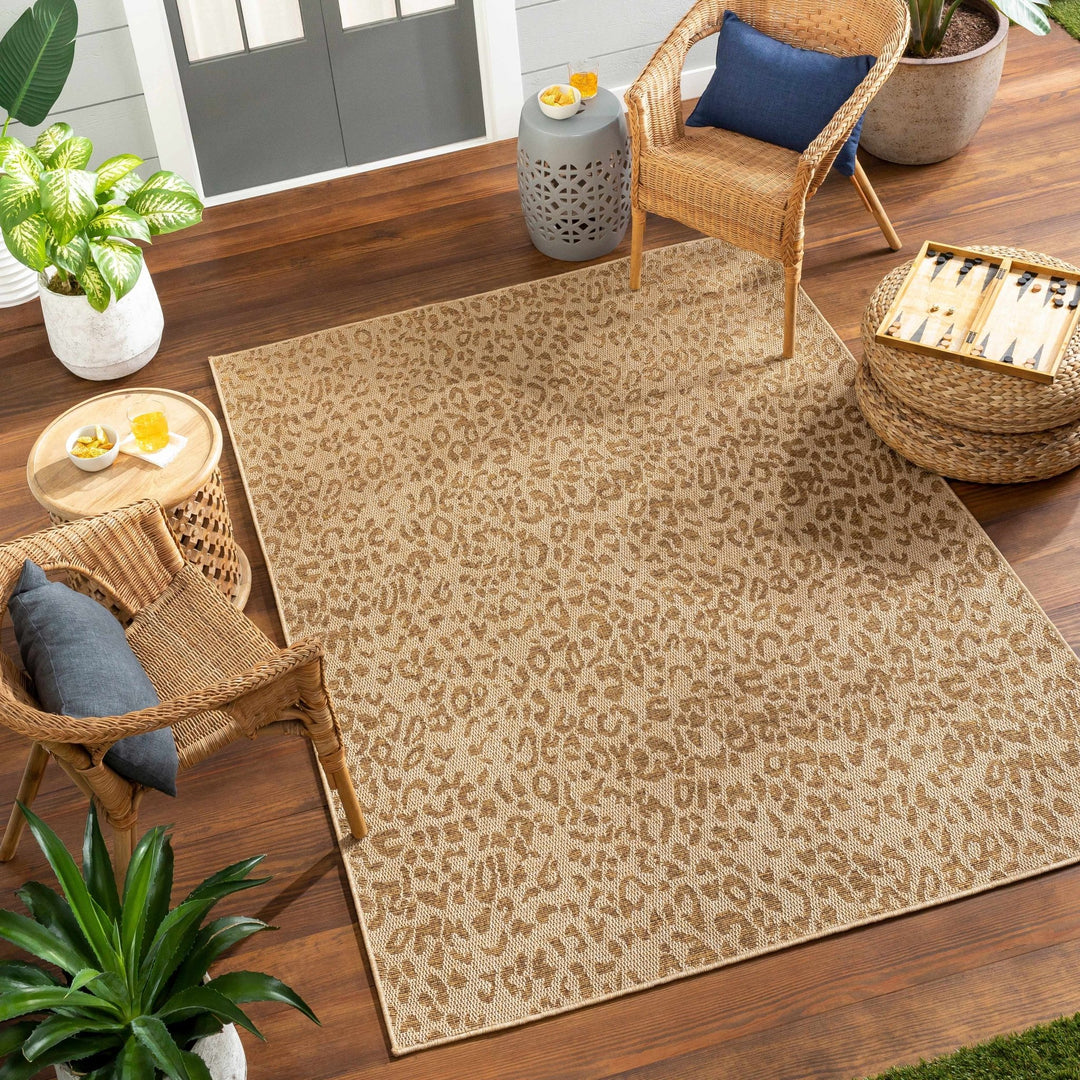 Modern Style Brown Faux Jute Rug - The Rug Decor