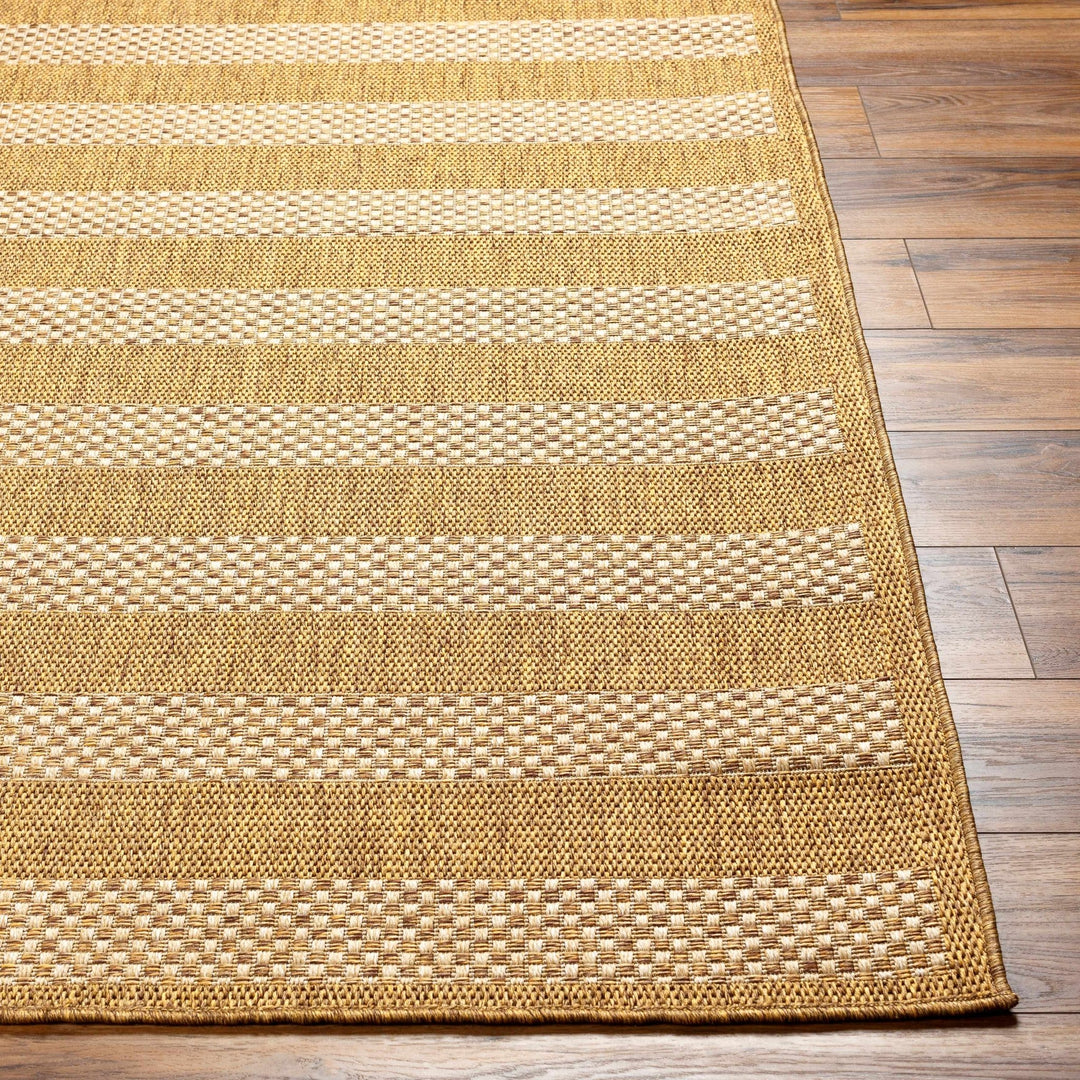 Modern Style Camel And Beige Jute Rug - The Rug Decor