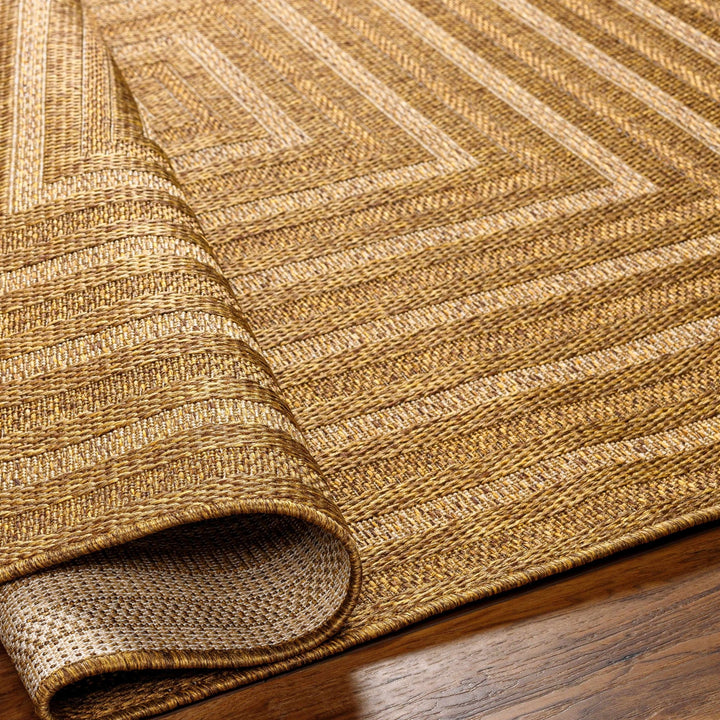 Modern Style Camel Machine Woven Jute Rug - The Rug Decor