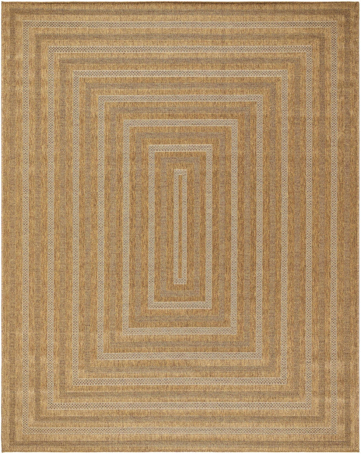 Modern Style Camel Machine Woven Jute Rug - The Rug Decor