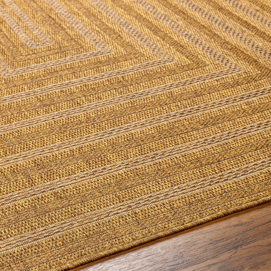 Modern Style Camel Machine Woven Jute Rug - The Rug Decor