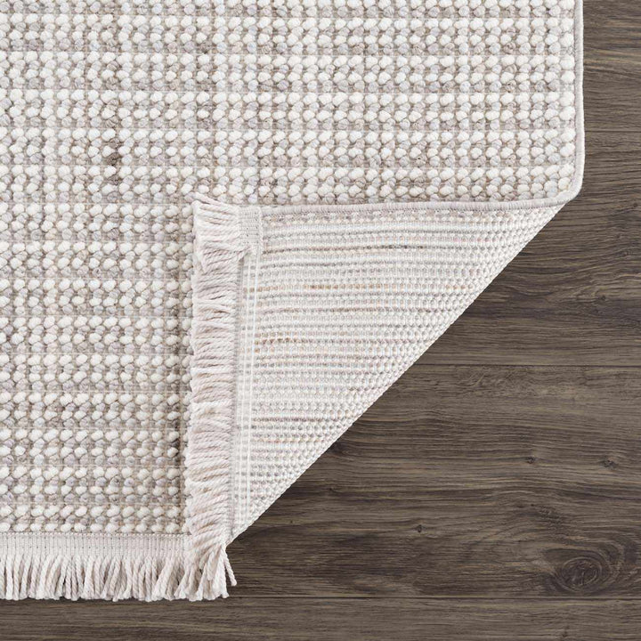 Modern Style Flatwoven Cream Area Rug - The Rug Decor