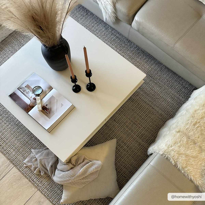 Modern Style Flatwoven Cream Area Rug - The Rug Decor