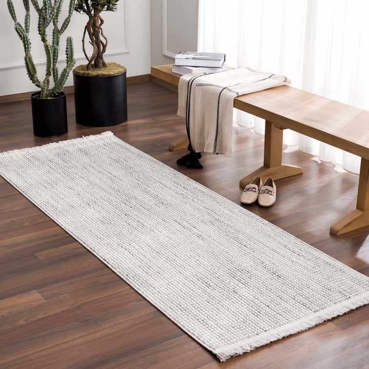 Modern Style Flatwoven Cream Area Rug - The Rug Decor