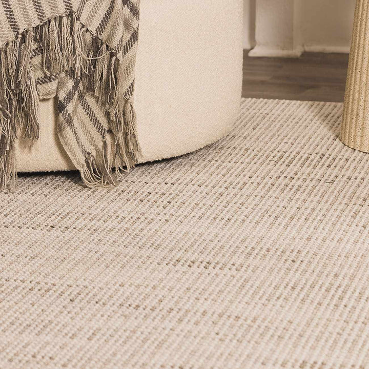 Modern Style Flatwoven Cream Area Rug - The Rug Decor