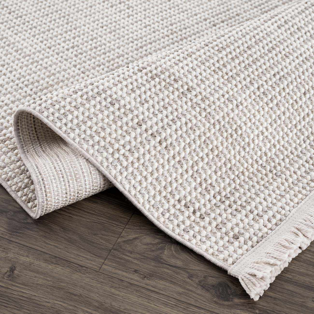 Modern Style Flatwoven Cream Area Rug - The Rug Decor