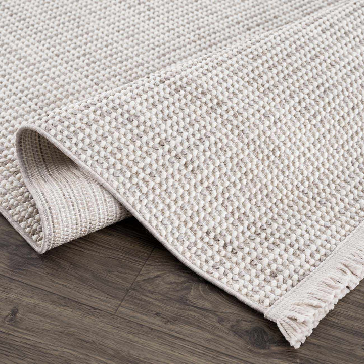 Modern Style Flatwoven Cream Area Rug - The Rug Decor