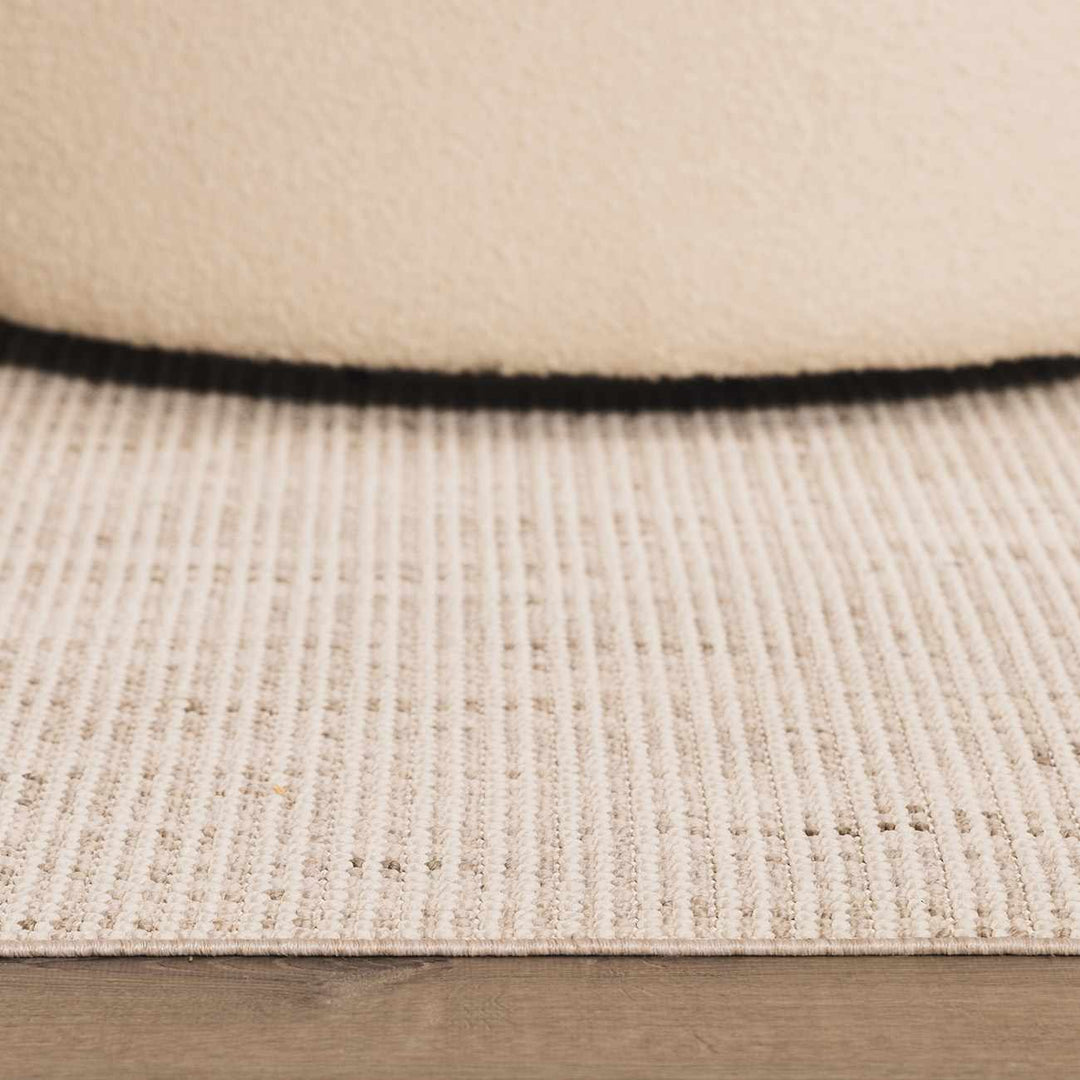 Modern Style Flatwoven Cream Area Rug - The Rug Decor