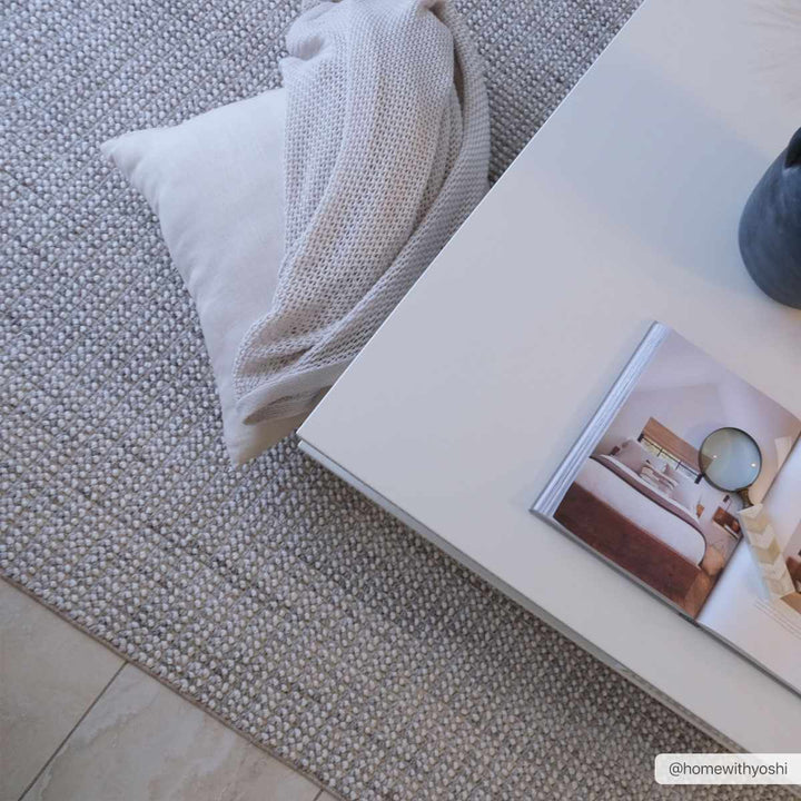 Modern Style Flatwoven Cream Area Rug - The Rug Decor