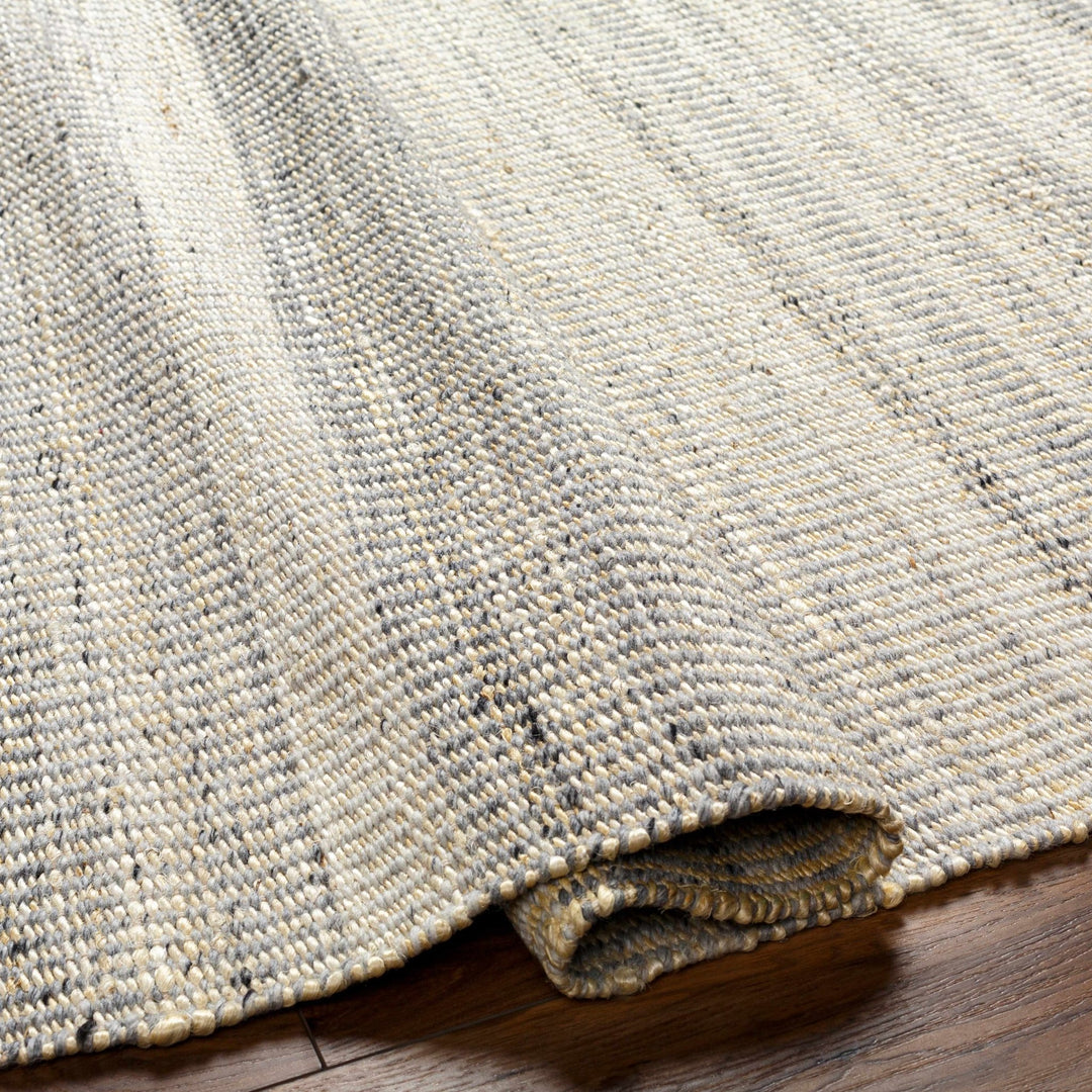 Modern Style Gray And Beige Jute Rug - The Rug Decor