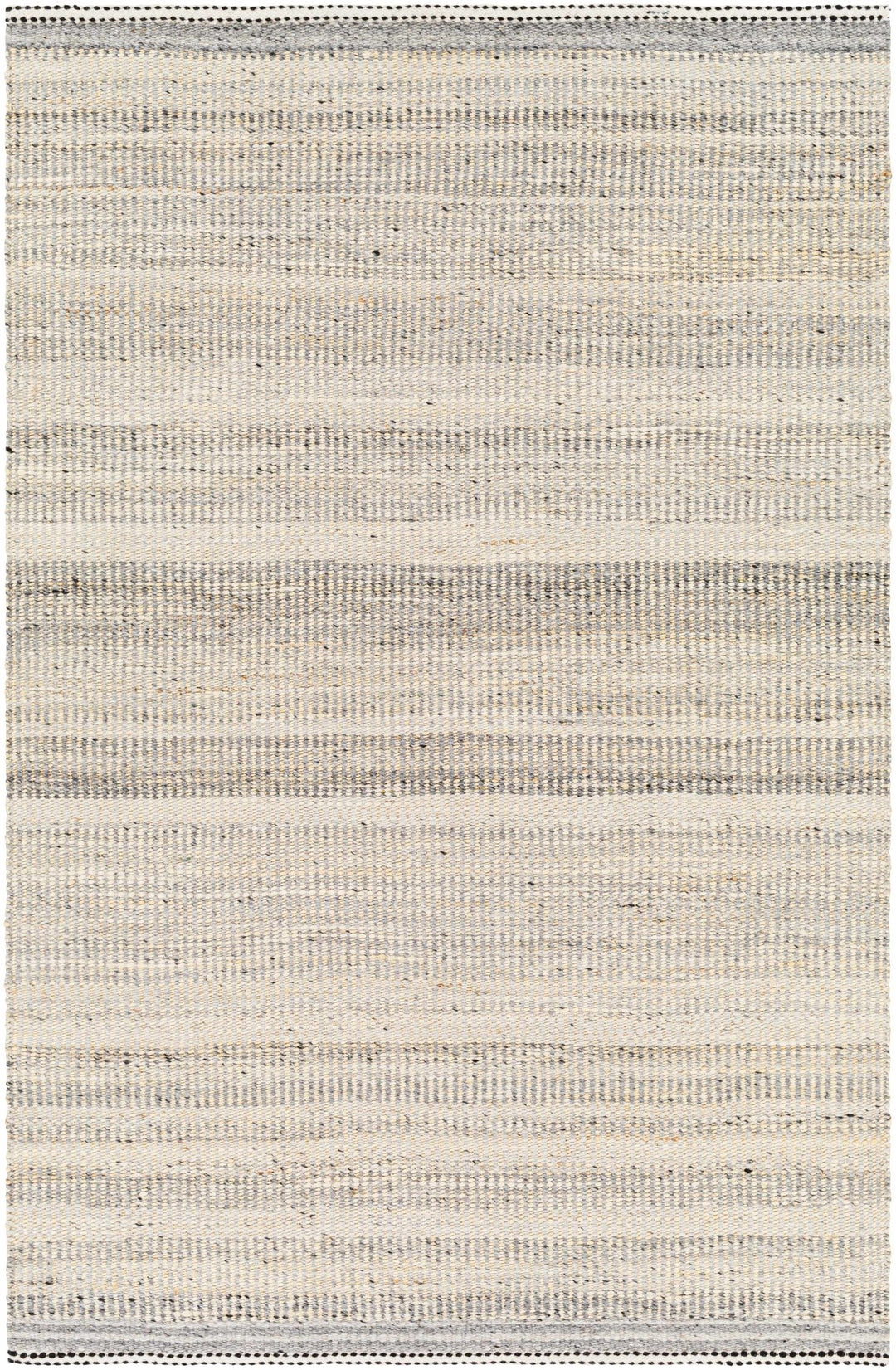 Modern Style Gray And Beige Jute Rug - The Rug Decor