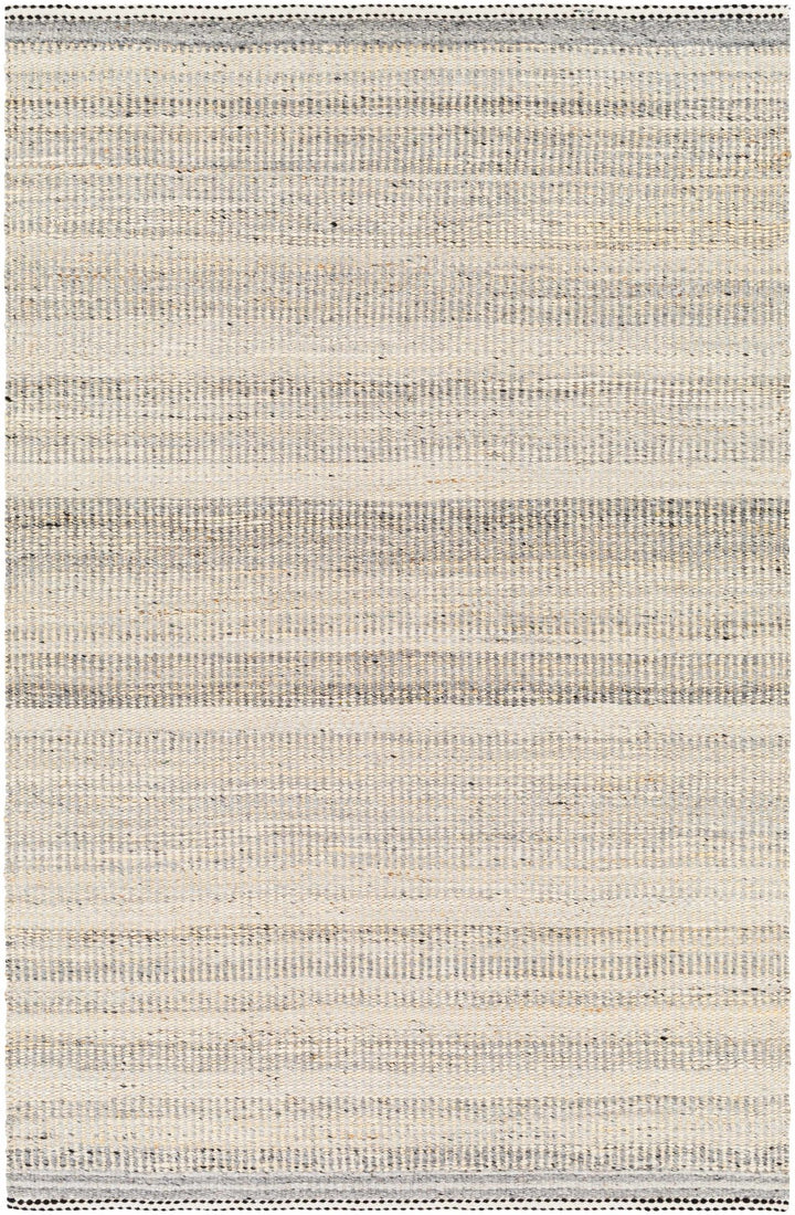 Modern Style Gray And Beige Jute Rug - The Rug Decor