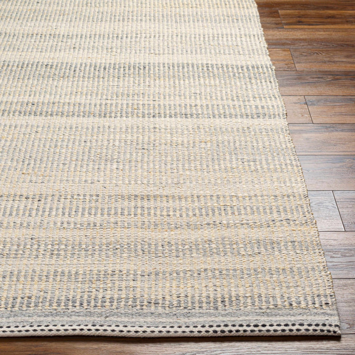 Modern Style Gray And Beige Jute Rug - The Rug Decor
