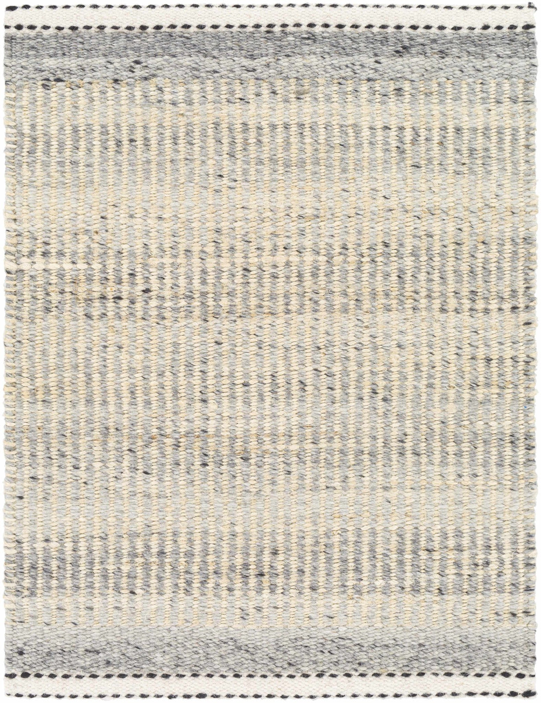 Modern Style Gray And Beige Jute Rug - The Rug Decor