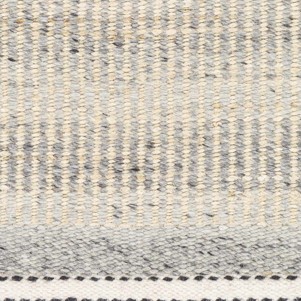 Modern Style Gray And Beige Jute Rug - The Rug Decor