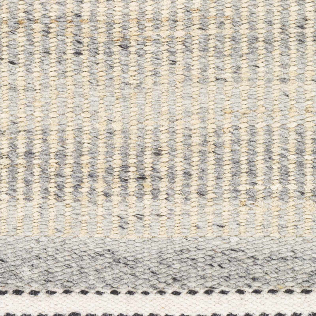 Modern Style Gray And Beige Jute Rug - The Rug Decor