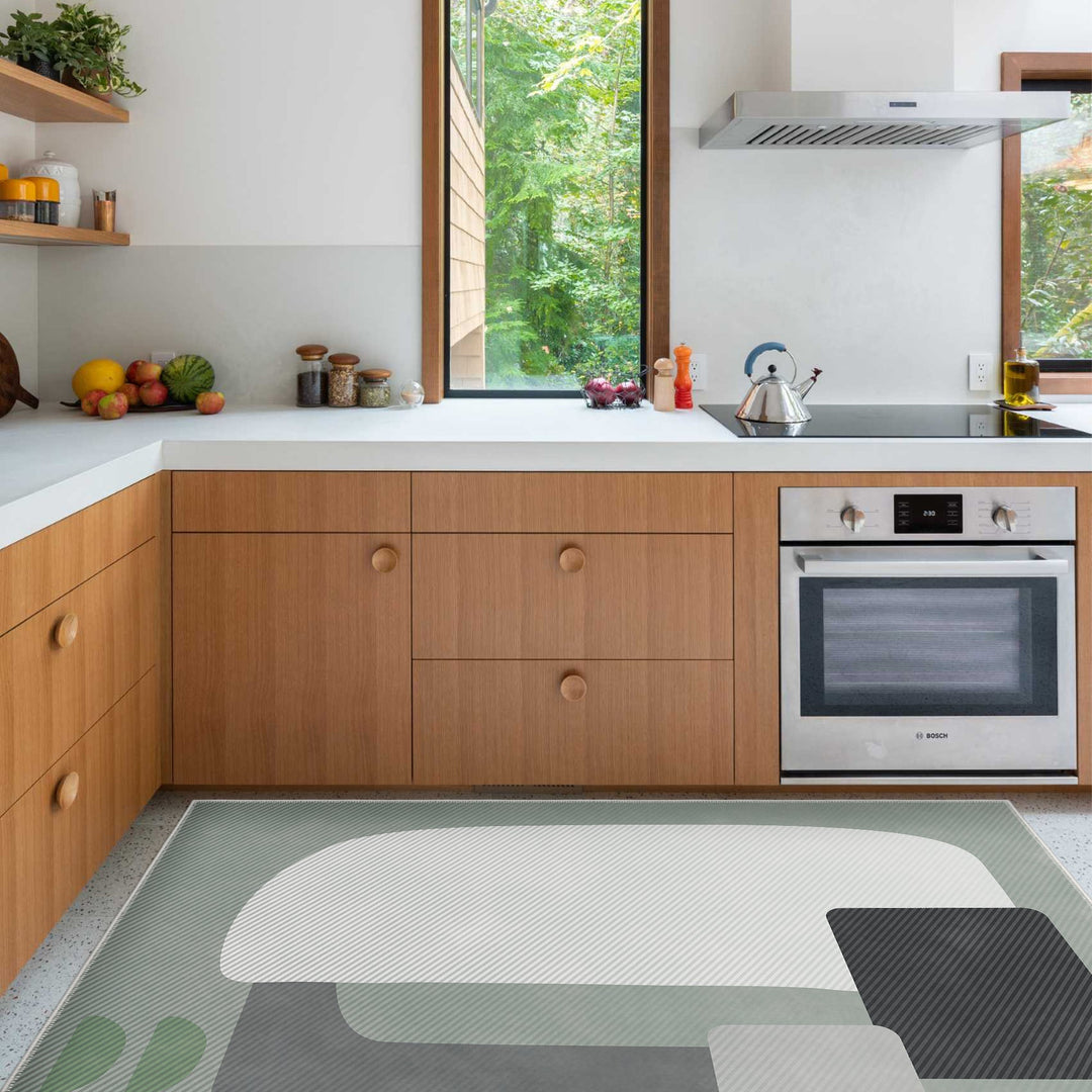 Modern Style Gray Machine Washable Cotton Area Rug - The Rug Decor