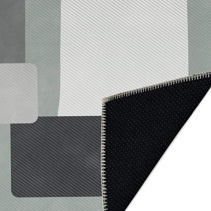 Modern Style Gray Machine Washable Cotton Area Rug - The Rug Decor