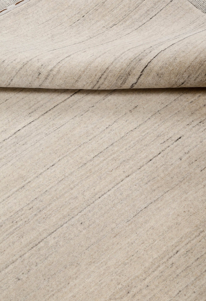 Modern Style Ivory Hand Loomed Wool Area Rug - The Rug Decor