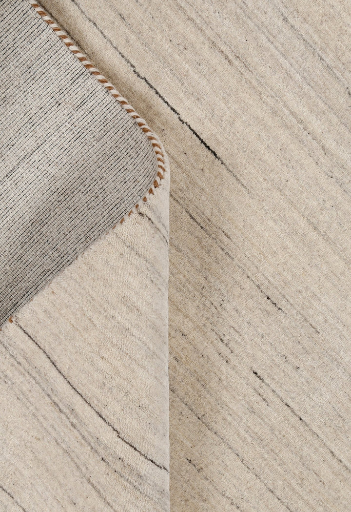 Modern Style Ivory Hand Loomed Wool Area Rug - The Rug Decor