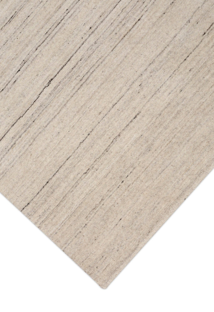 Modern Style Ivory Hand Loomed Wool Area Rug - The Rug Decor