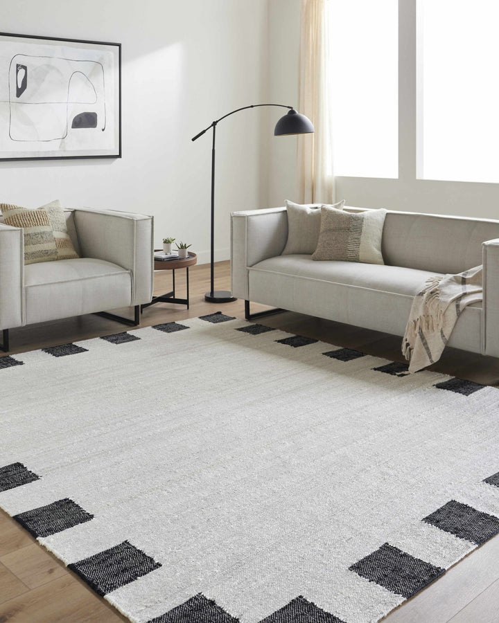Modern Style White Hand Woven Jute Carpet - The Rug Decor