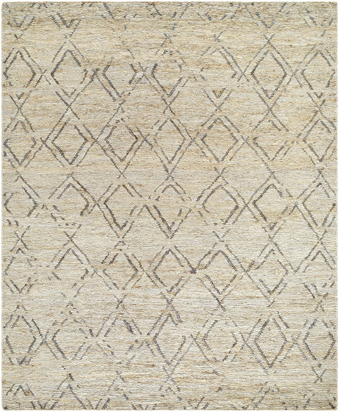 Monkstown Contemporary Beige And Gray Jute Carpet - The Rug Decor