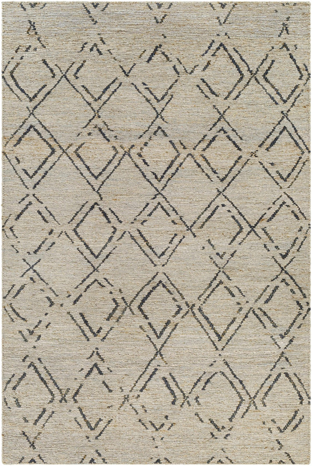 Monkstown Contemporary Beige And Gray Jute Carpet - The Rug Decor