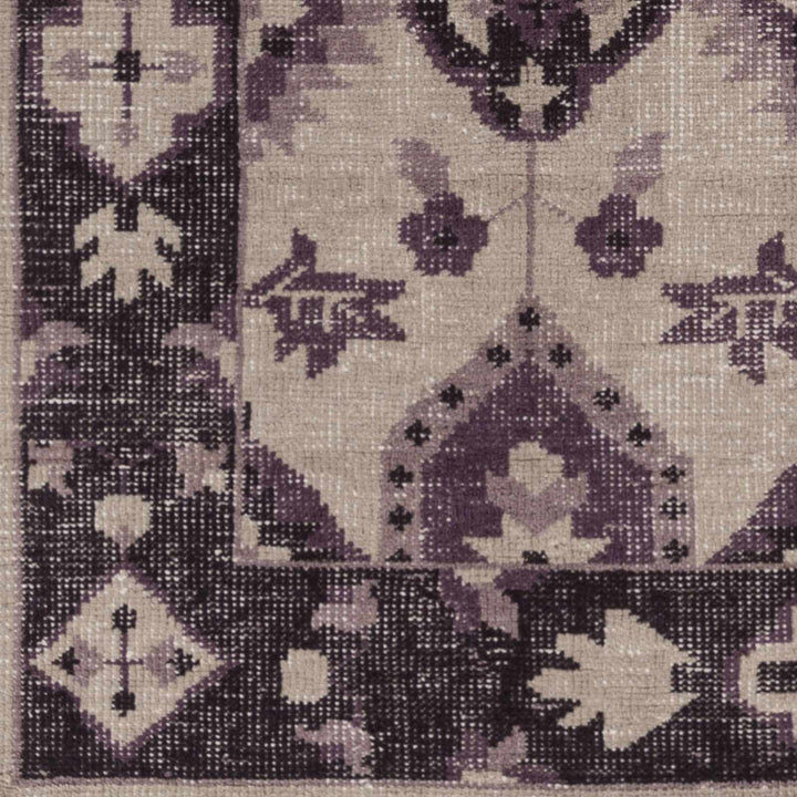 Monon Traditional Purple And Beige Area Rug - The Rug Decor