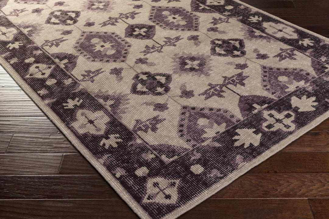 Monon Traditional Purple And Beige Area Rug - The Rug Decor