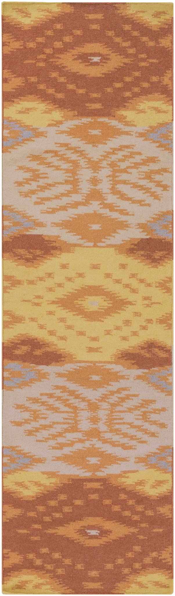 Monson Traditional Style Rust And Beige Hand Woven Area Rug - The Rug Decor