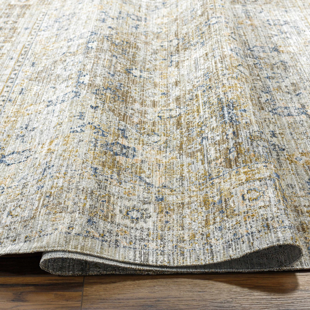 Monty Traditional Style Brown Washable Area Rug - The Rug Decor