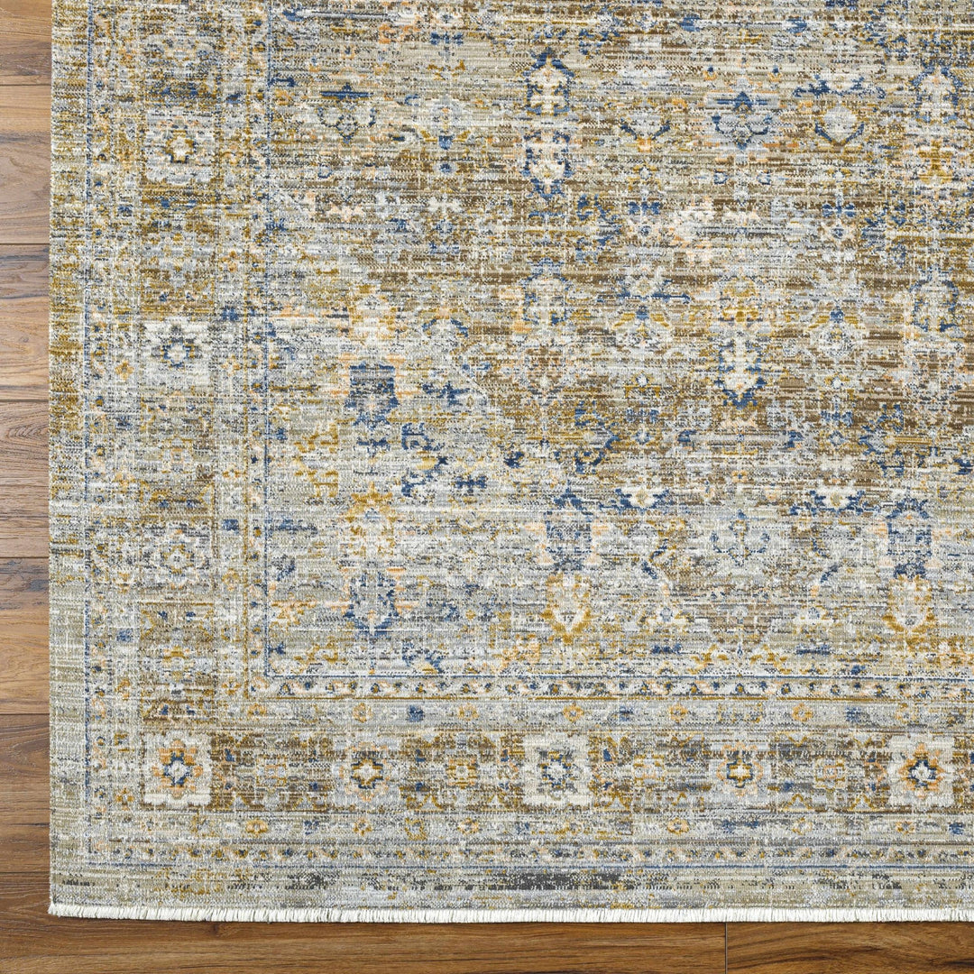 Monty Traditional Style Brown Washable Area Rug - The Rug Decor