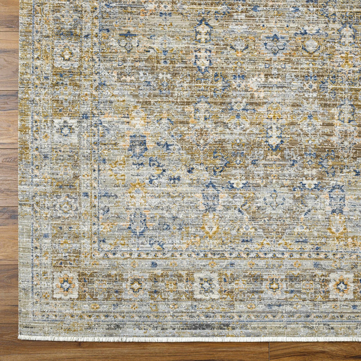 Monty Traditional Style Brown Washable Area Rug - The Rug Decor