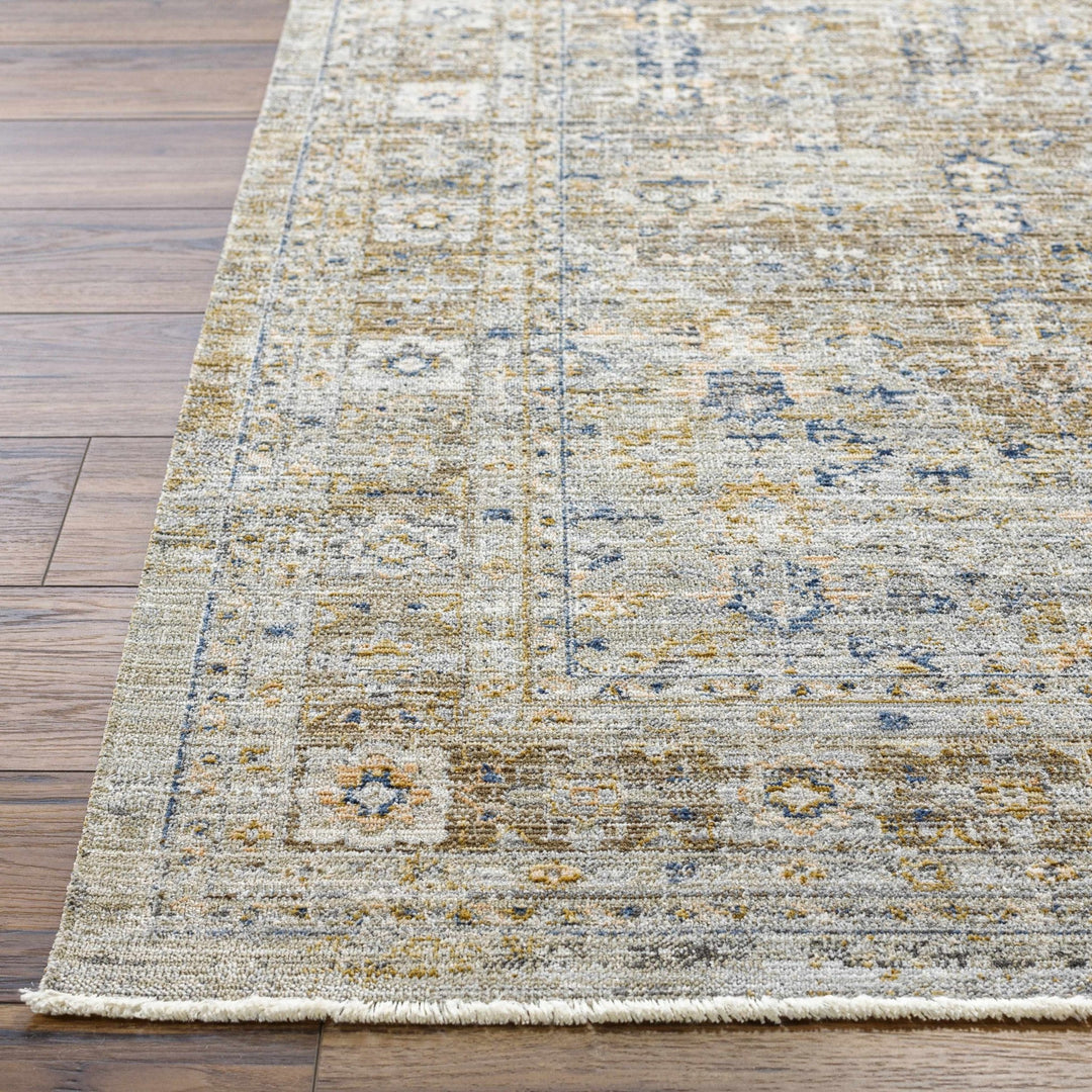 Monty Traditional Style Brown Washable Area Rug - The Rug Decor