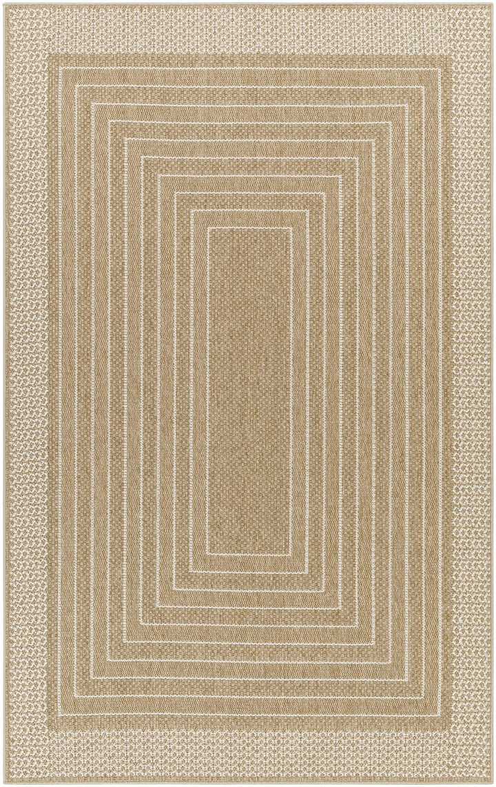 Mopsa Modern Geometric Design Tan Area Rug - The Rug Decor
