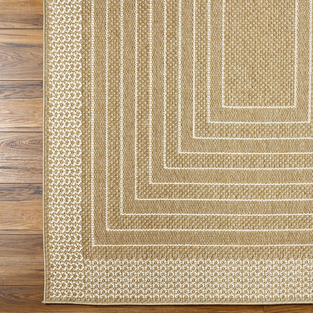 Mopsa Modern Geometric Design Tan Area Rug - The Rug Decor