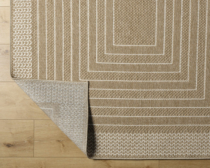 Mopsa Modern Geometric Design Tan Area Rug - The Rug Decor