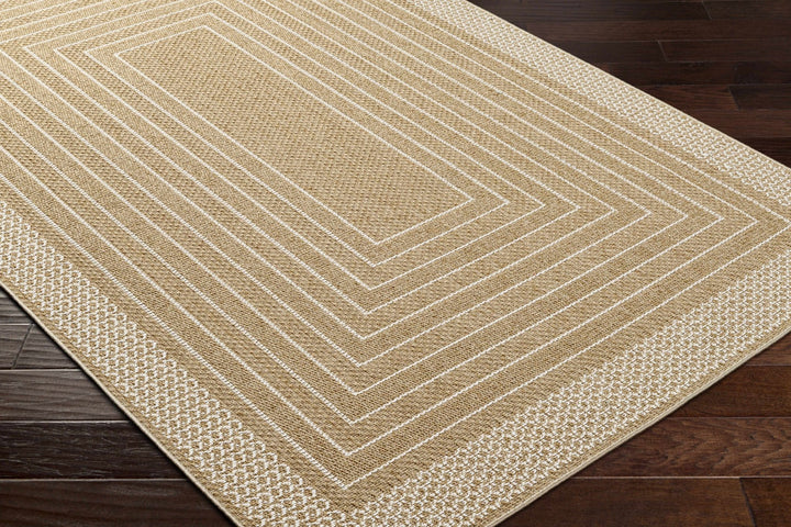 Mopsa Modern Geometric Design Tan Area Rug - The Rug Decor