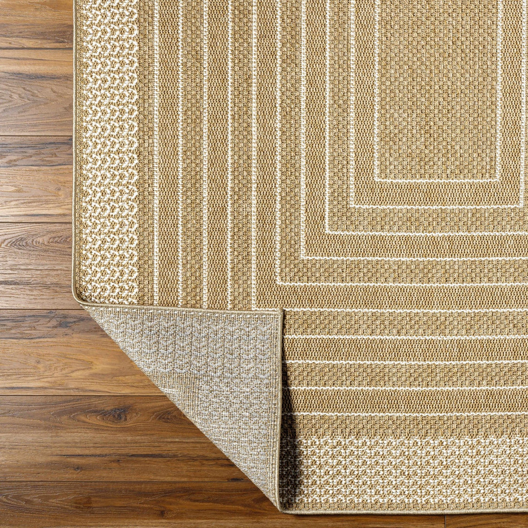 Mopsa Modern Geometric Design Tan Area Rug - The Rug Decor